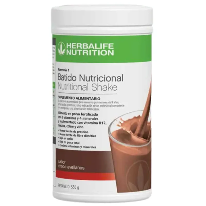 batido choco avellanas herbalife