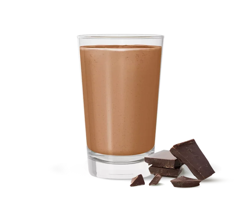 Batido herbalife sabor choco avellanas en 1 vaso