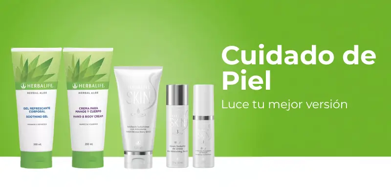 Cuidado de piel Herbalife Chile — Línea Skin y Herbal Aloe corporal