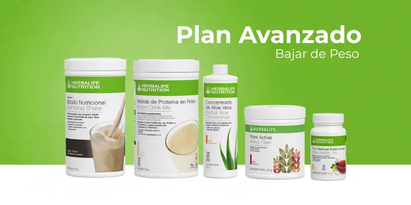 Plan avanzado Herbalife para bajar de peso Chile — F1, PDM, TAF completo