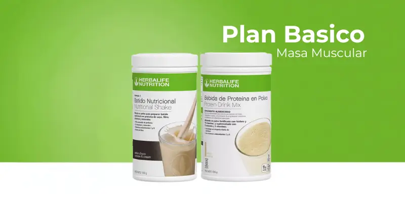 Plan básico masa muscular Herbalife Chile — F1 y PDM