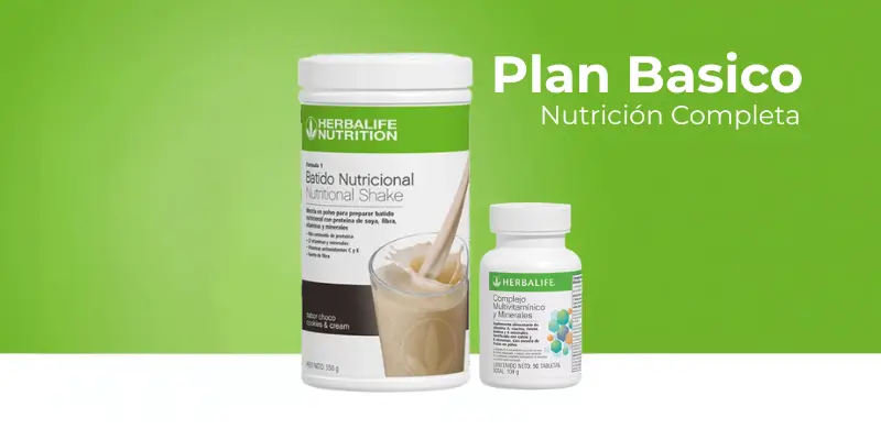 Plan básico nutrición completa Herbalife Chile — F1 y Multivitamínico