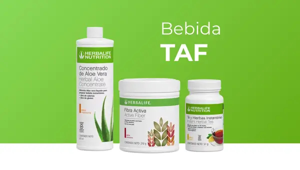 Combo TAF Normal Herbalife Chile — Té concentrado, Aloe Vera y Fibra Activa