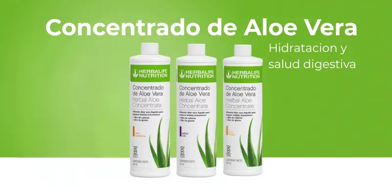 Aloe Vera Herbalife Chile — Aloe Concentrado bebible en mango, mandarina y uva
