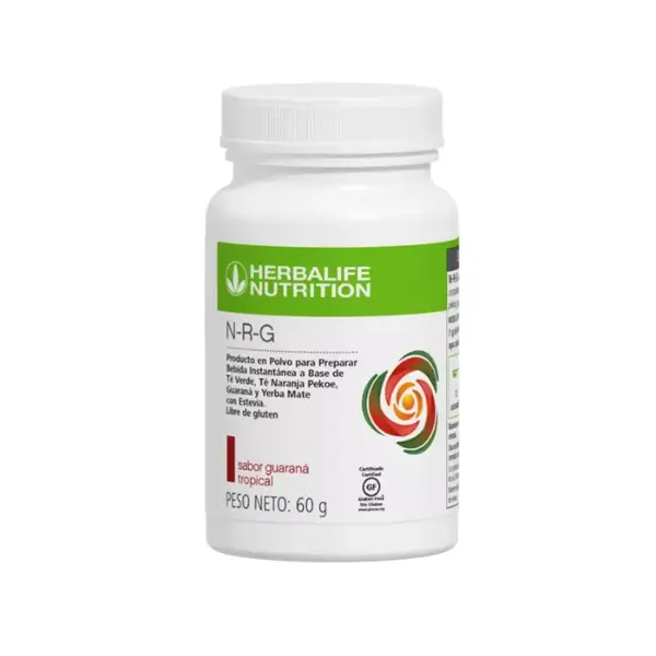 NRG Guaraná Tropical Herbalife Chile — lata 65g sabor tropical