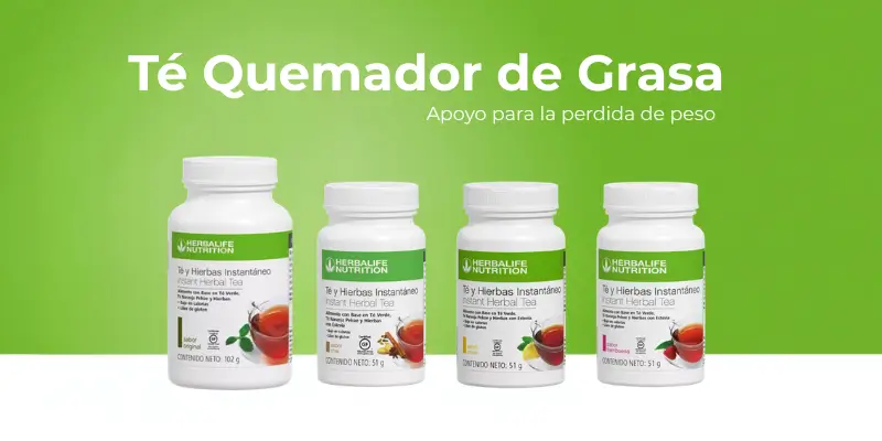 Té Herbalife Chile para quemar grasa — Concentrado 4 sabores y NRG Guaraná