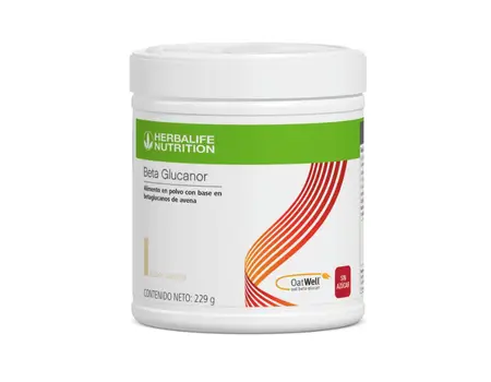 Imagen del envase de Beta Glucanol de Herbalife, suplemento con beta-glucano de avena para ayudar a mantener niveles saludables de colesterol.