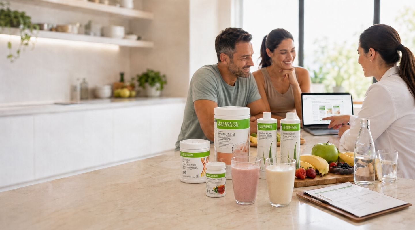 Pack Herbalife Colombia con batido y productos del kit
