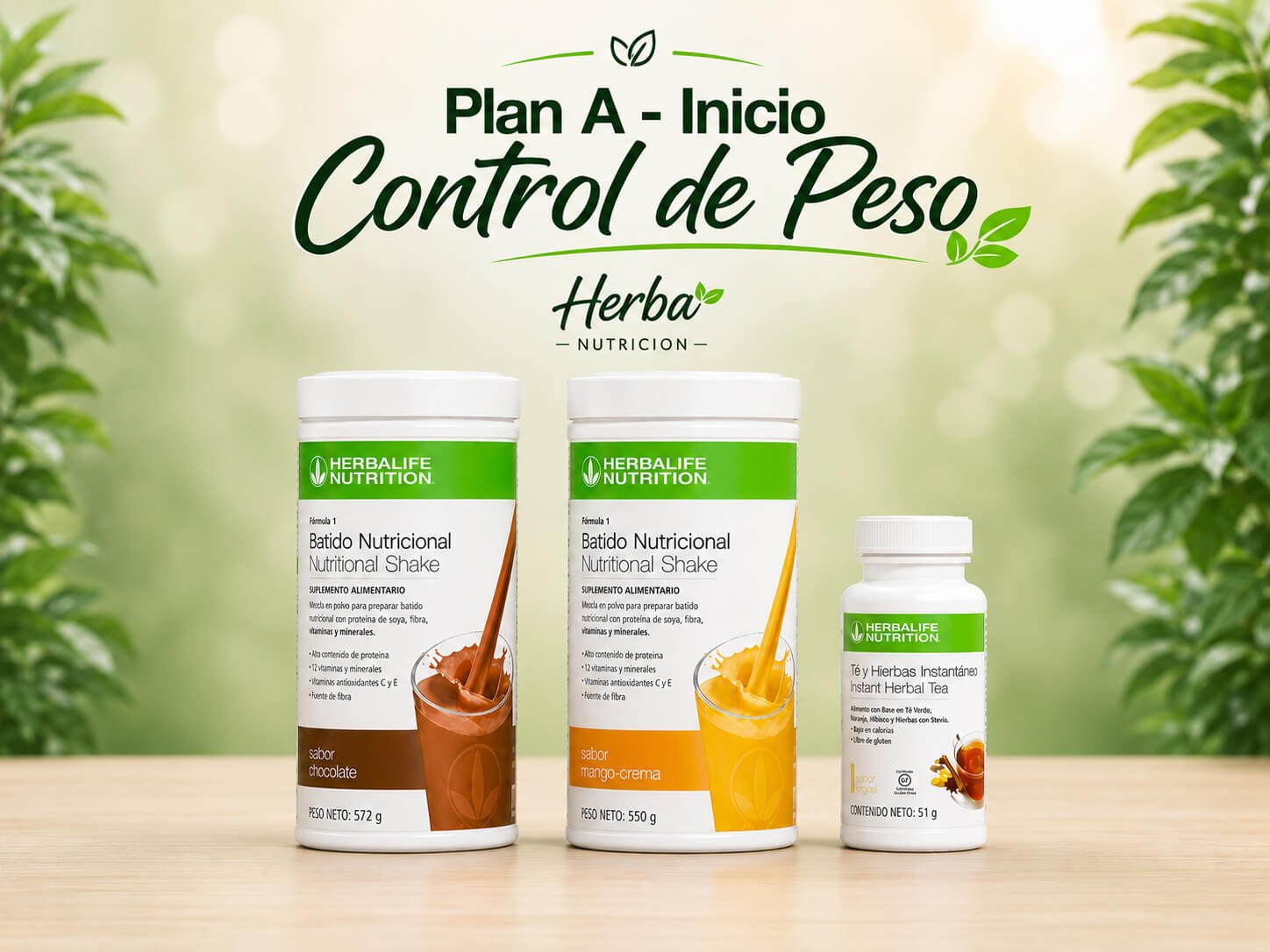 Pack Inicio Control de Peso Herbalife Colombia