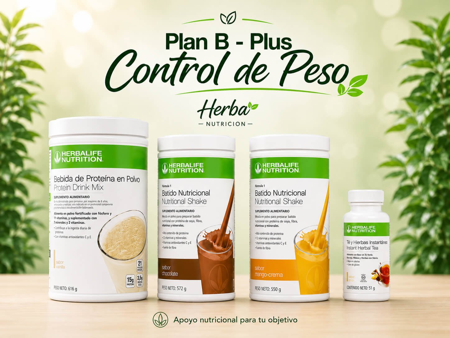 Pack Plus Control de Peso Herbalife Colombia