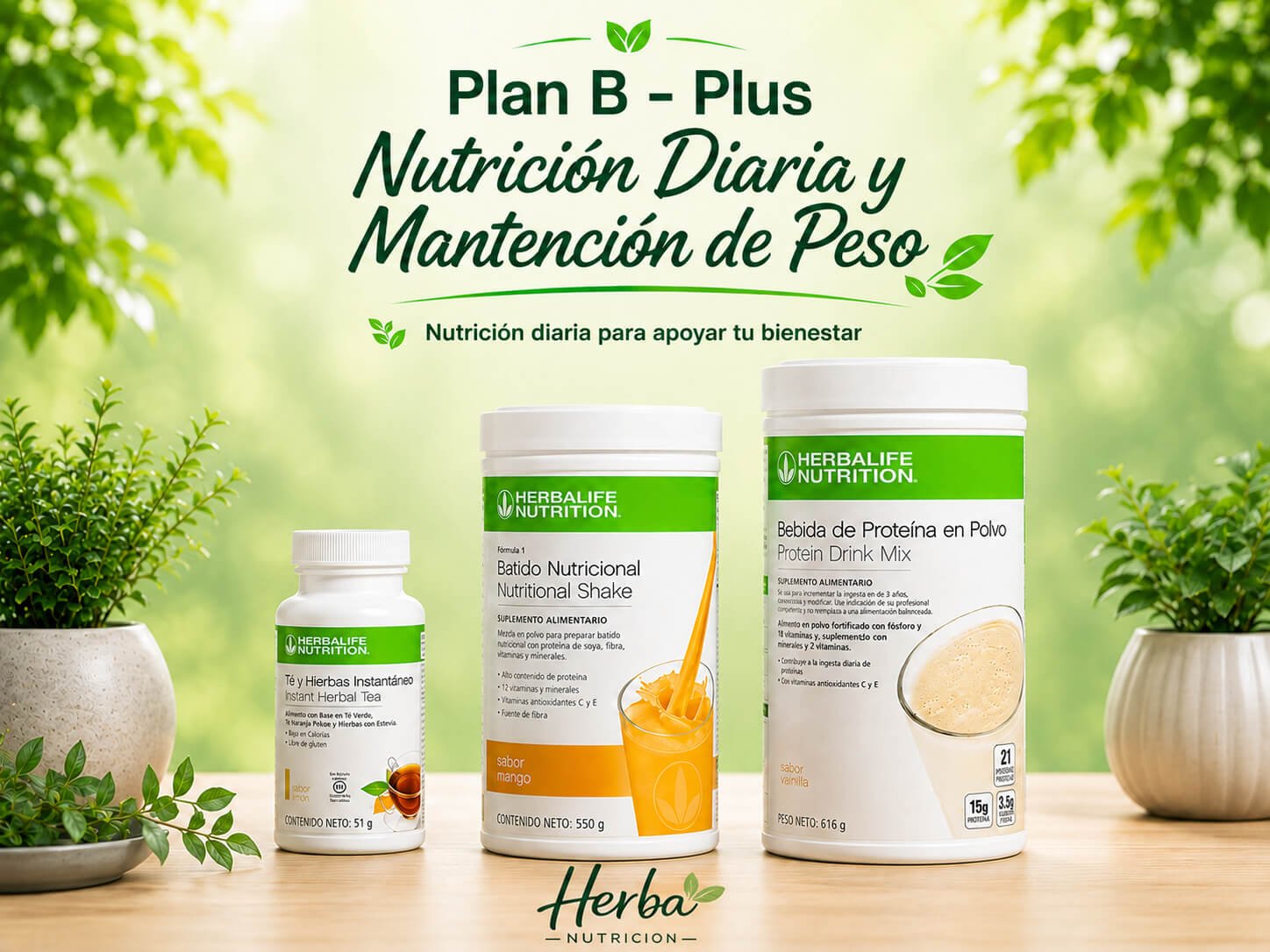 Pack Plus Nutrición Diaria Herbalife Colombia