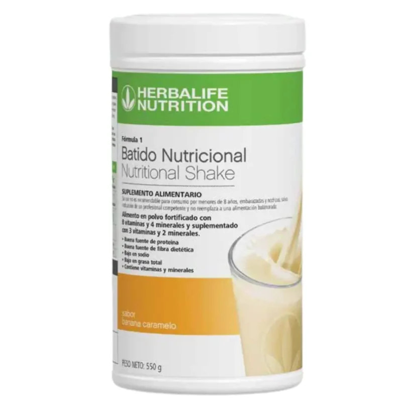 batido banana caramelo herbalife