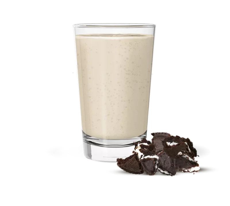 batido herbalife sabor cookies and cream en 1 vaso