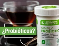 envase del probiotico simply probiotic de herbalife