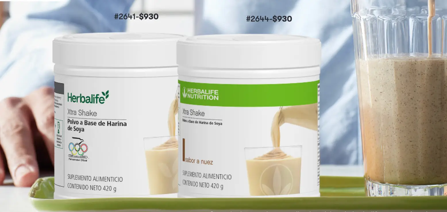 Xtra-Shake Herbalife México, complemento proteico para batidos