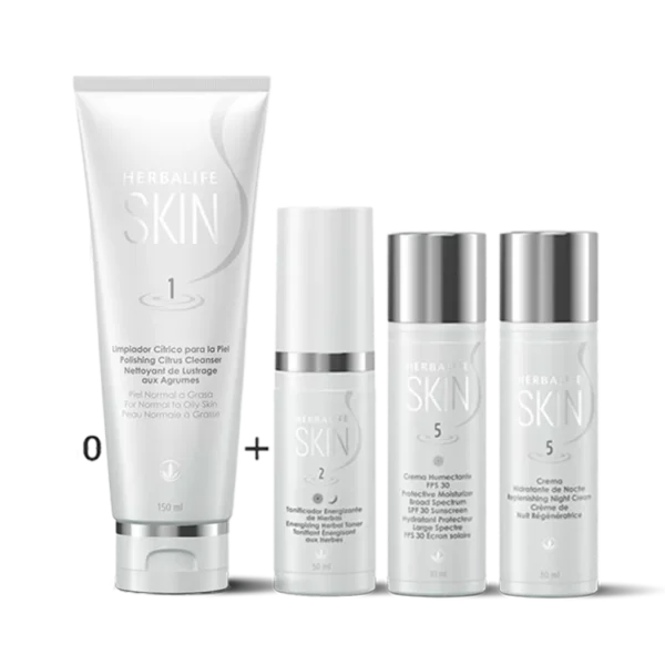 Programa Básico Normal a Graso herbalife skin