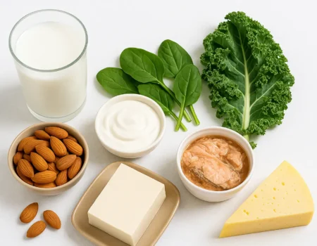 alimentos con calcio