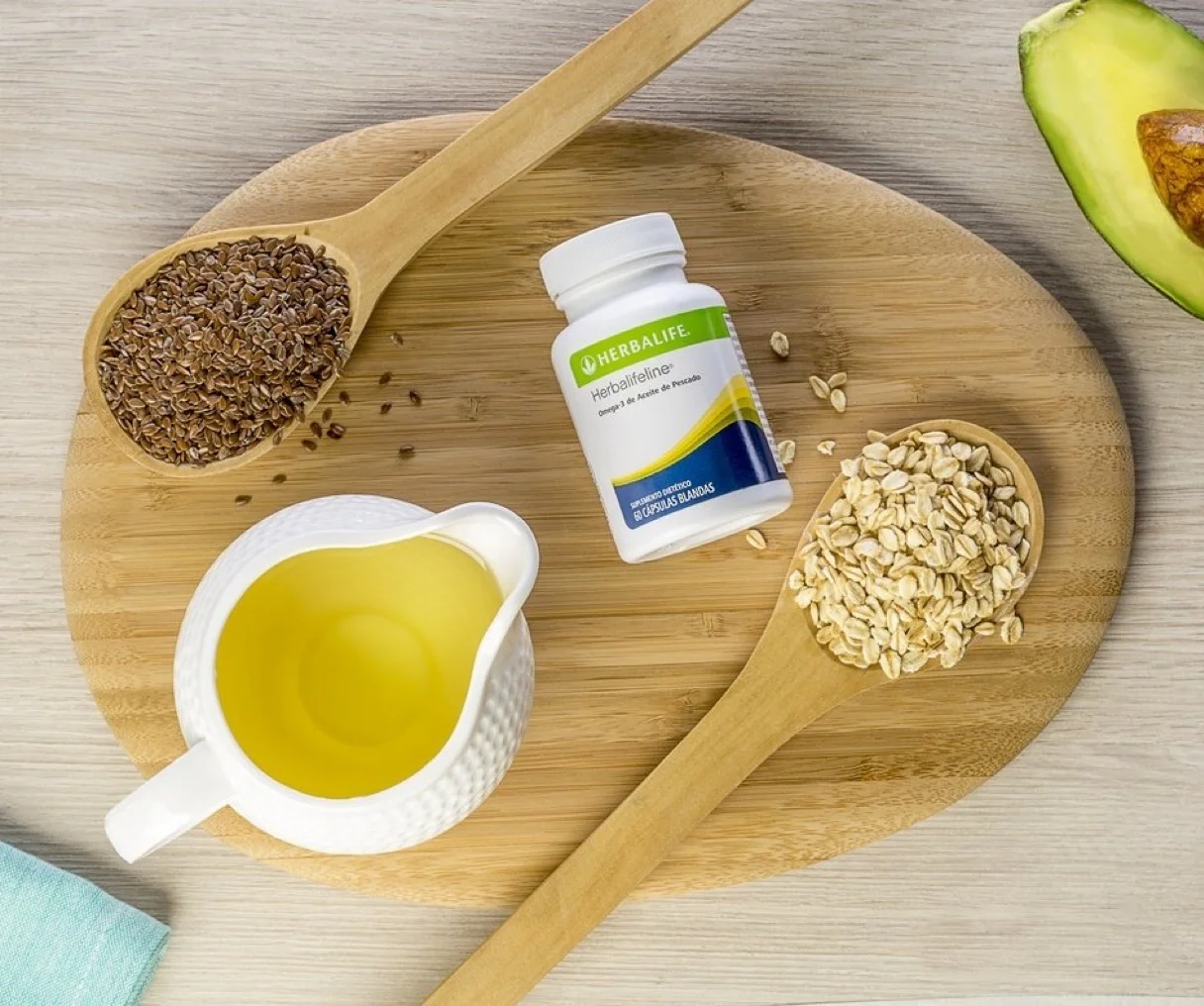 Herbalifeline México cápsulas Omega-3 para salud cardiovascular