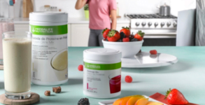 envases de batidos y proteinas herbalife