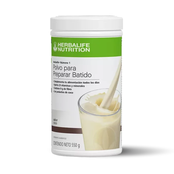 batido herbalife sabor coco